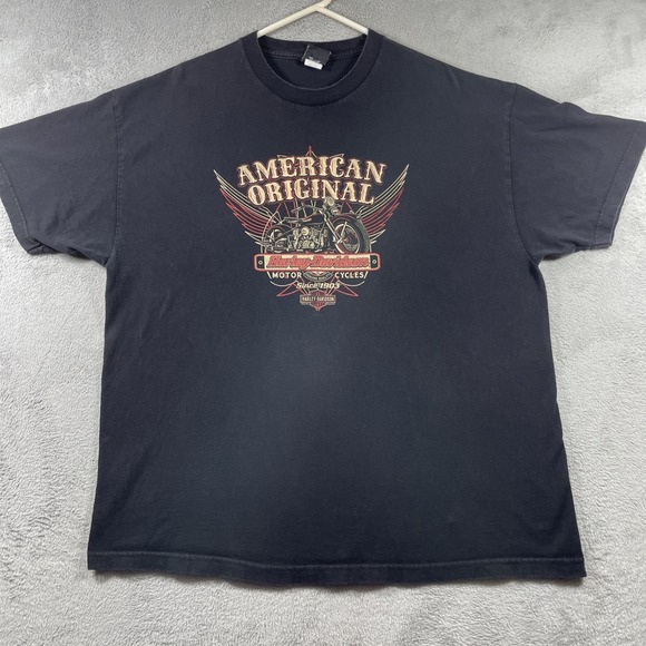 Harley-Davidson Other - Harley Davidson Shirt Adult 2XL Black Motorcycle Biker Graphic Tee Tuscumbia AL